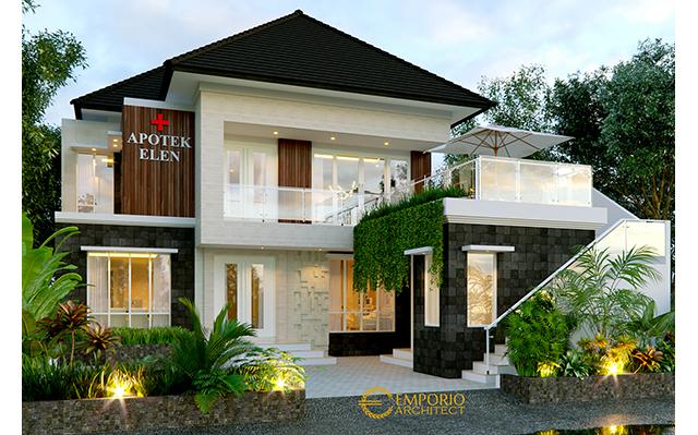 Mr. Nonce Modern Pharmacy 2 Floors Design - Sorong, Papua Barat