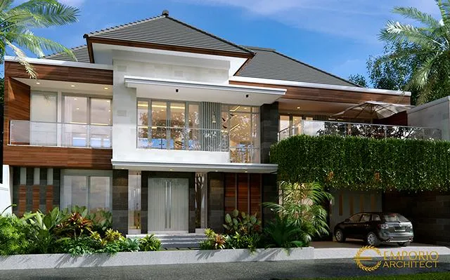 Desain Rumah Modern 2 Lantai Bapak Hence di  Sukoharjo, Jawa Tengah