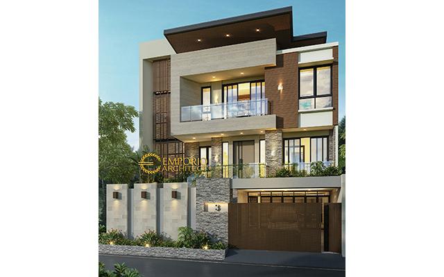 Mr. Dicky Modern House 3 Floors Design - Sunter, Jakarta Utara
