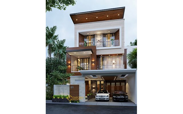Mr. Hr Modern House 3 Floors Design - Tangerang