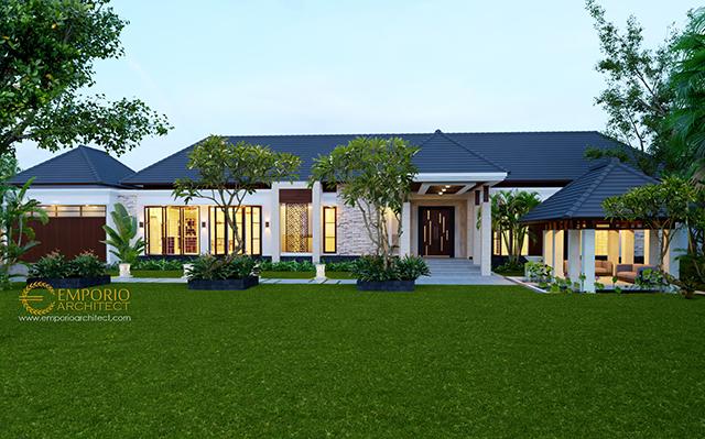 Mr. Muddain Villa Bali House 1 Floor Design - Tarakan, Kalimantan Utara