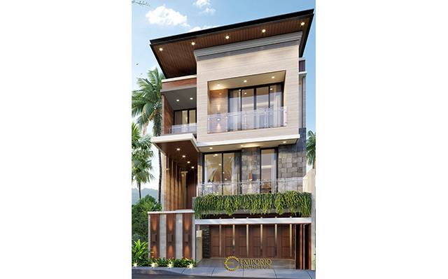 Mr. Aprian Modern House 3 Floors Design - Yogyakarta