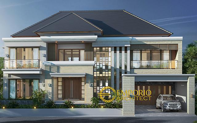 Desain Rumah Villa Bali 2 Lantai Bapak Muhammad Karim di  Yogyakarta