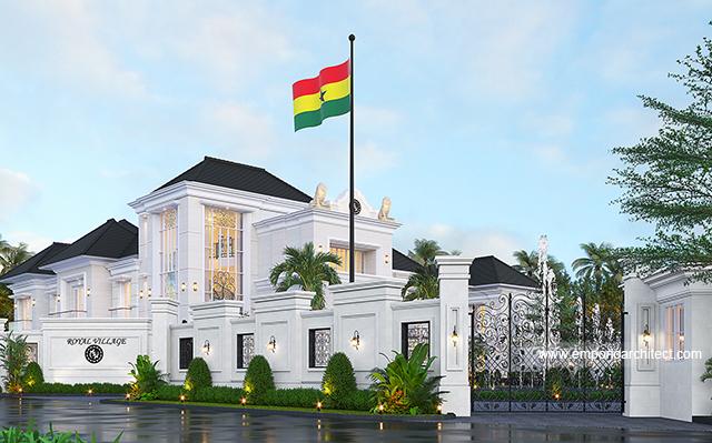 The Royal House, King Asante Kingdom di  Ghana