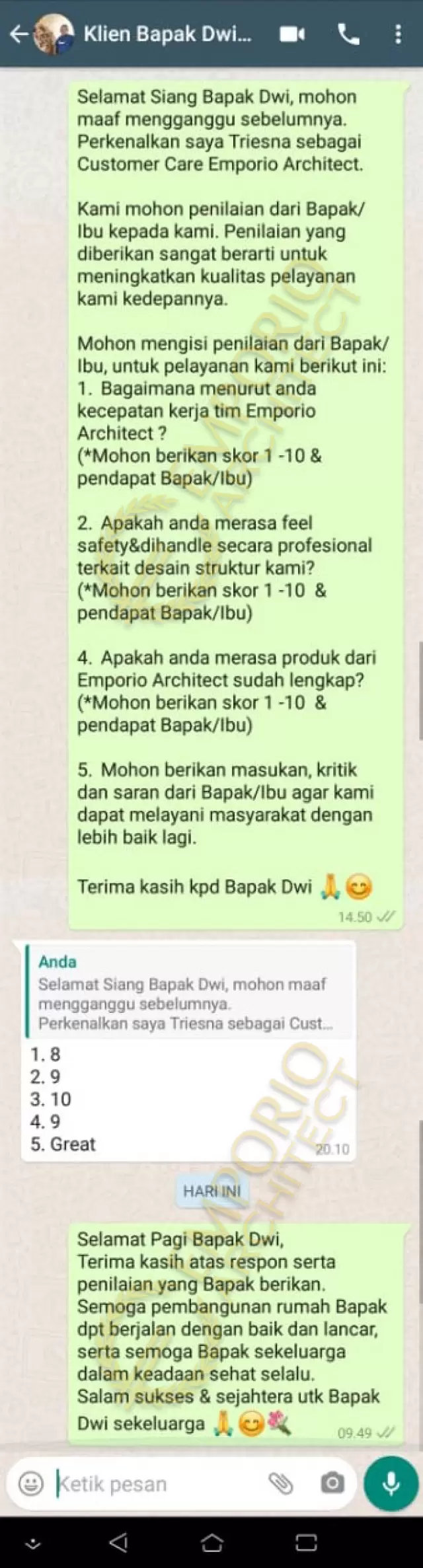 Testimonial Desain Rumah Villa Bali 2 Lantai Bapak Dwi Agus