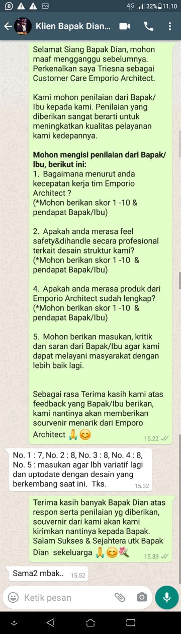 Testimonial Desain Rumah Classic Bandoeng Tempoe Doeloe 2 Lantai Bapak Dian