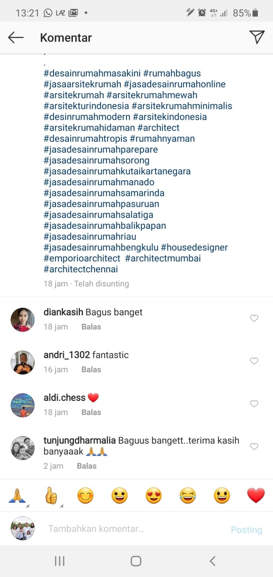 Testimonial Desain Rumah Villa Bali 1 Lantai Ibu dr. Tunjung