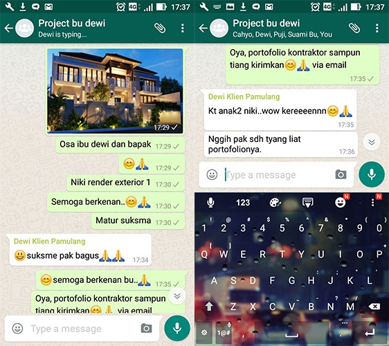 Testimonial Desain Rumah Villa Bali 2 Lantai Ibu Dewi Ariyanti