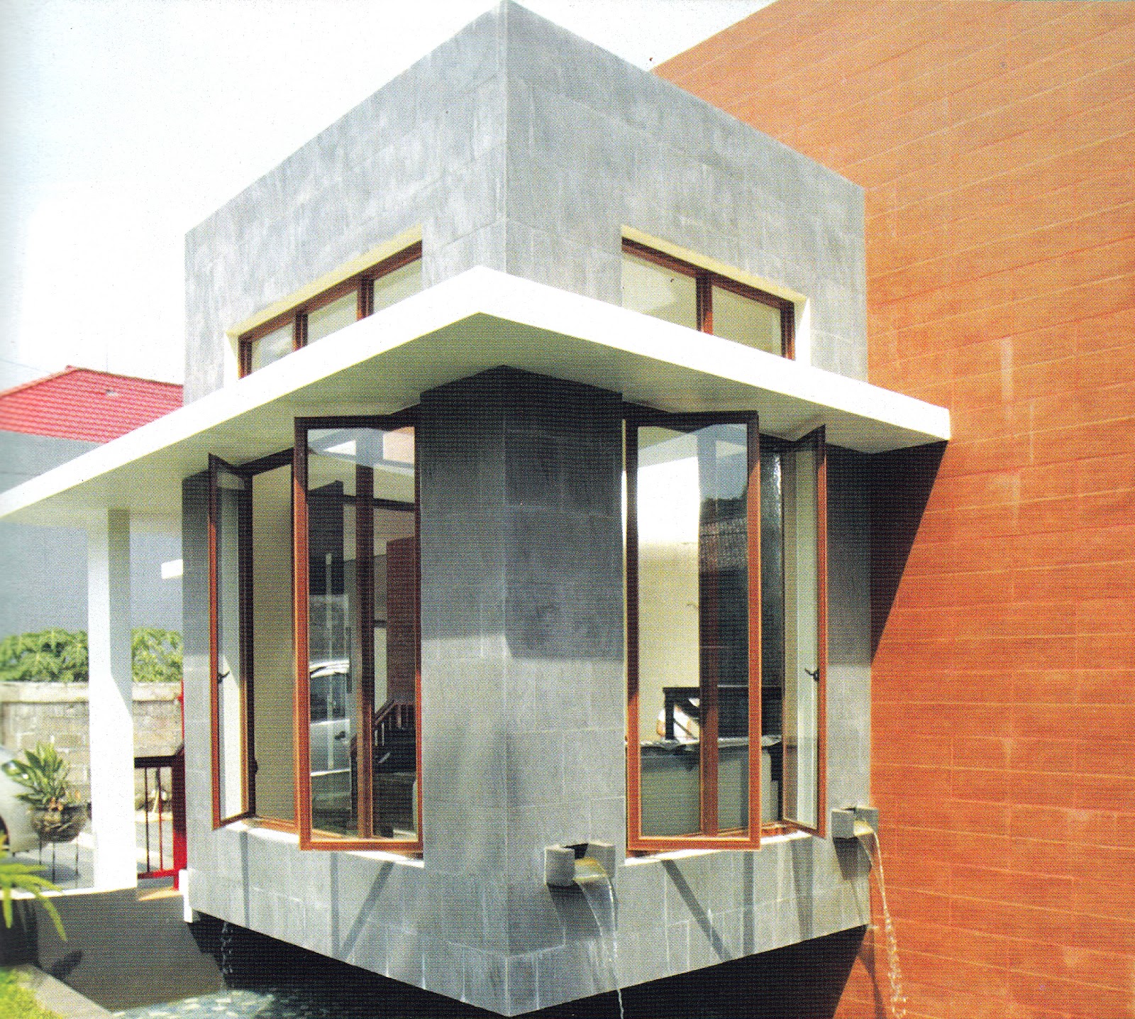 concrete awning