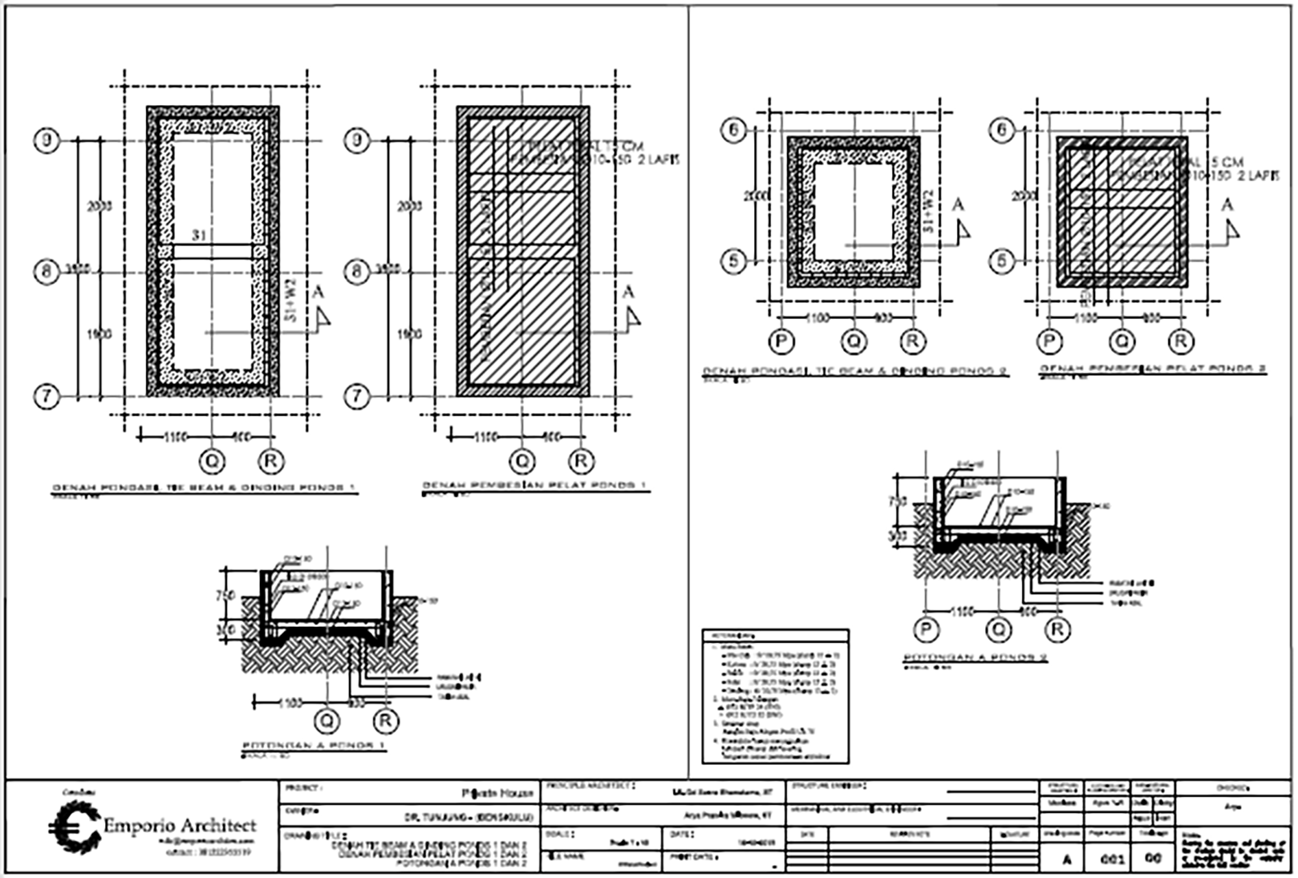 pond layout