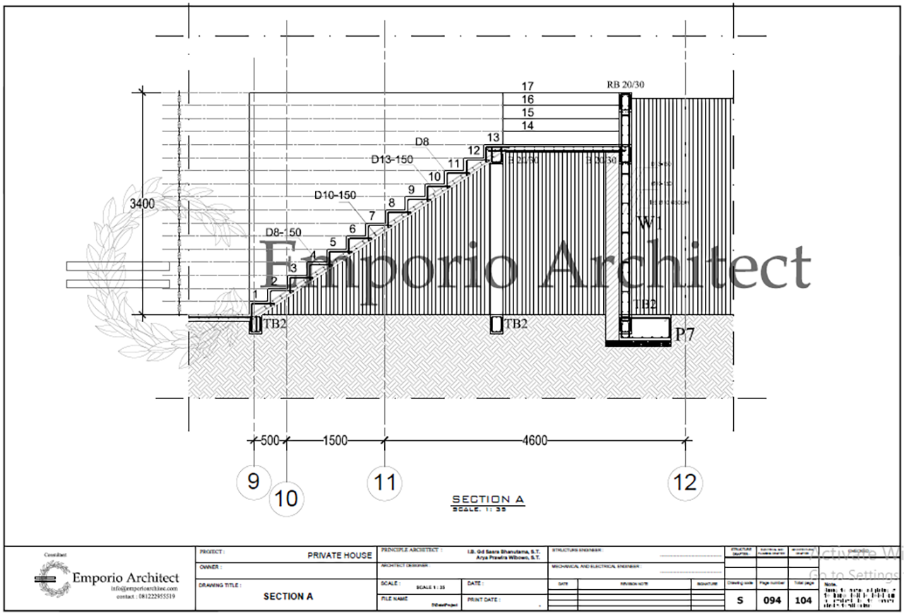 stairs layout