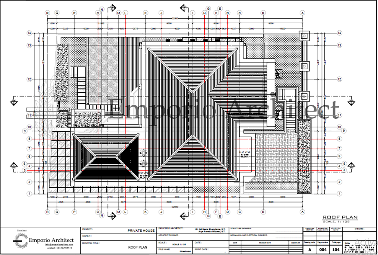 roof plan