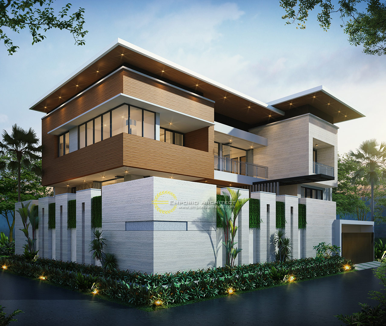 Memilih Warna Cat Untuk Desain Rumah Bali Modern Blog