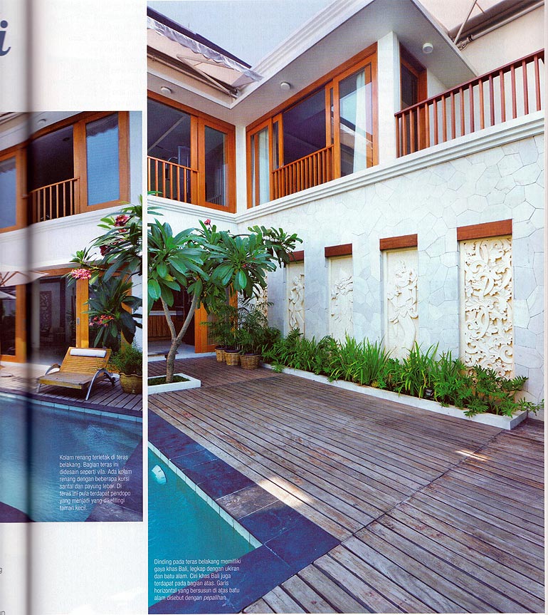 Rumah dengan Konsep Villa Bali