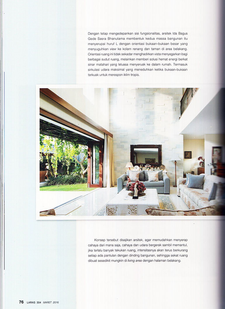 Ulasan Media Majalah Laras - A Sense of Tropical House 6