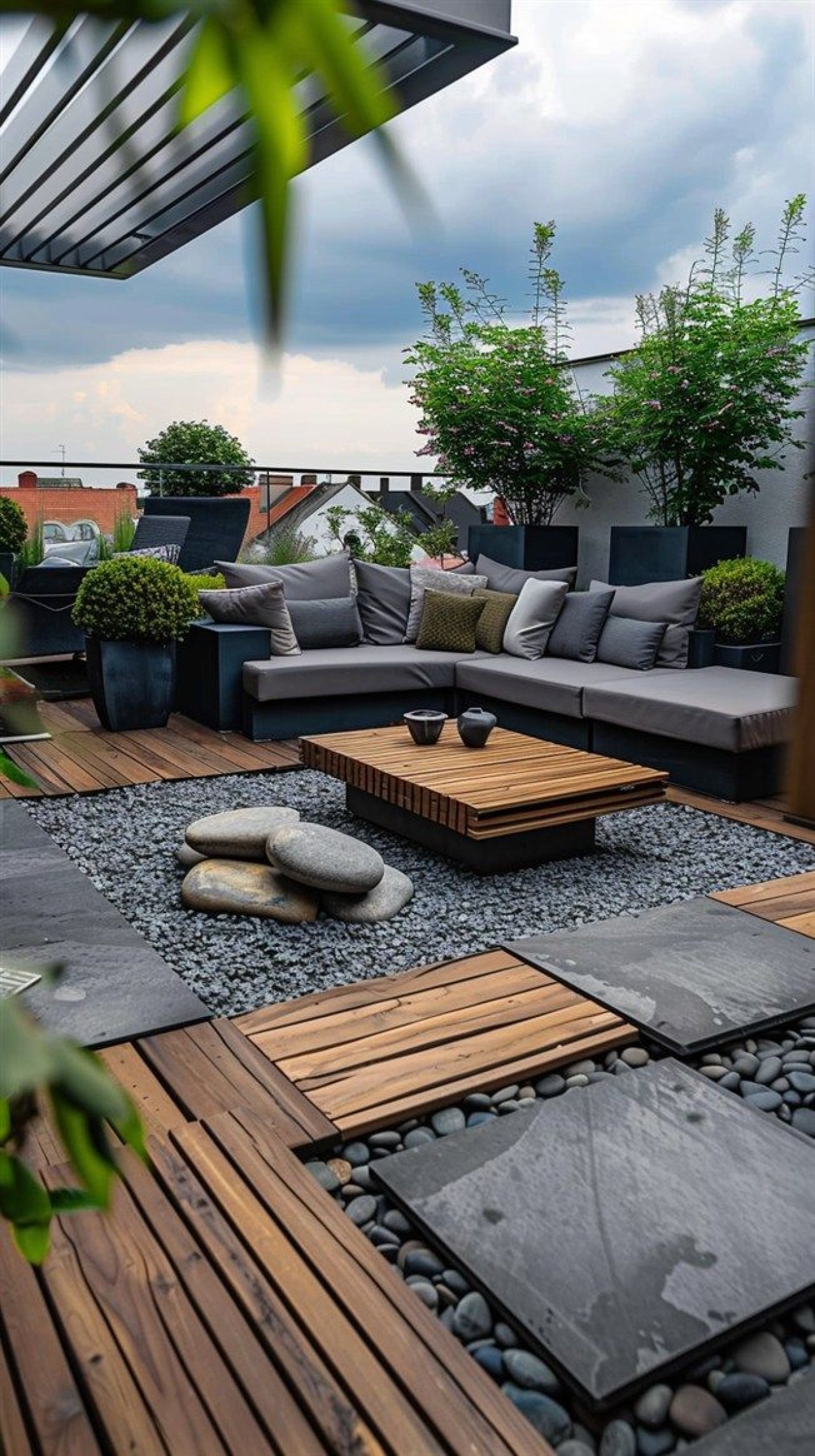 Rooftop Konsep Japanese Zen