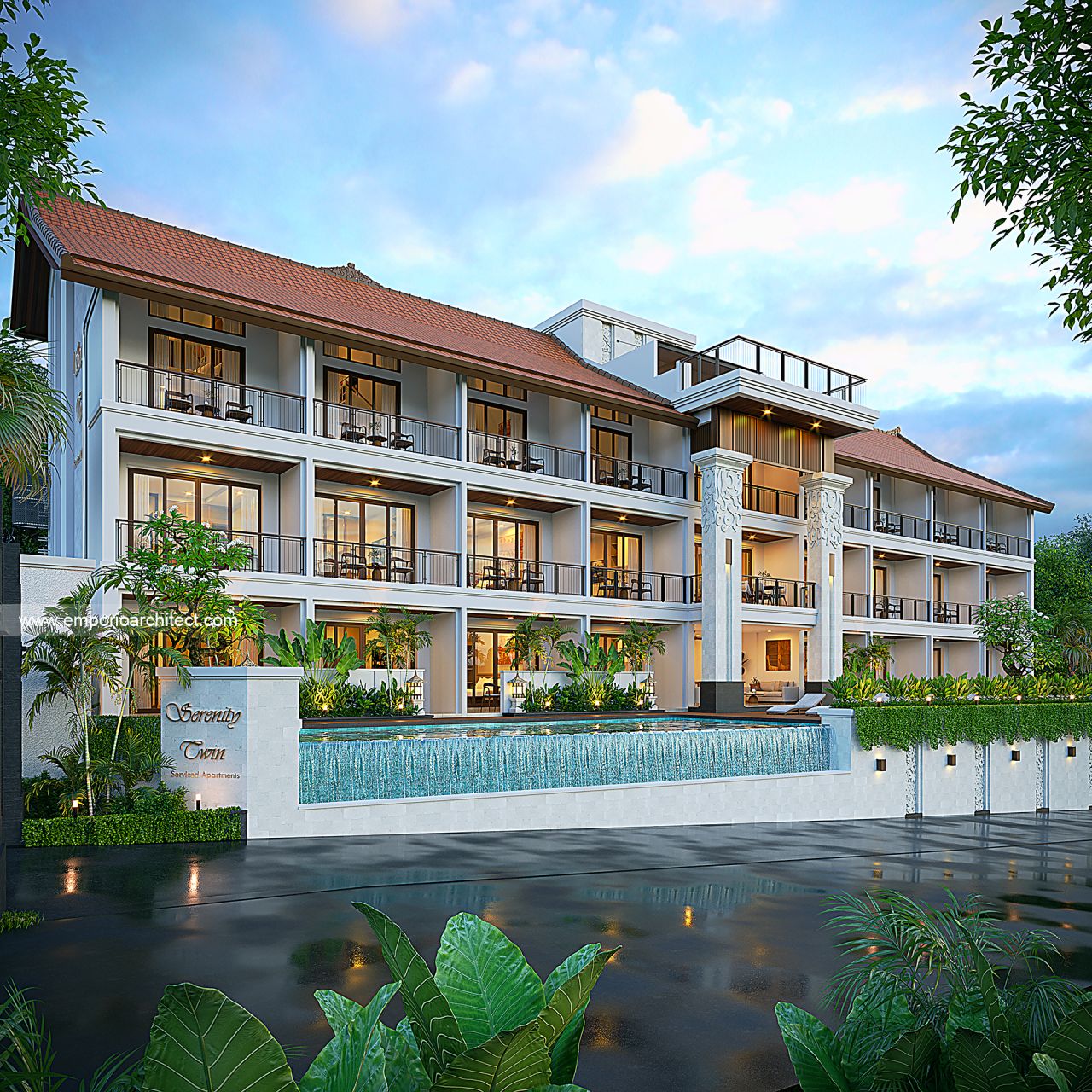 Image Mr. ATN 1733 Villa Bali Building 4 Floors Design - Badung, Bali