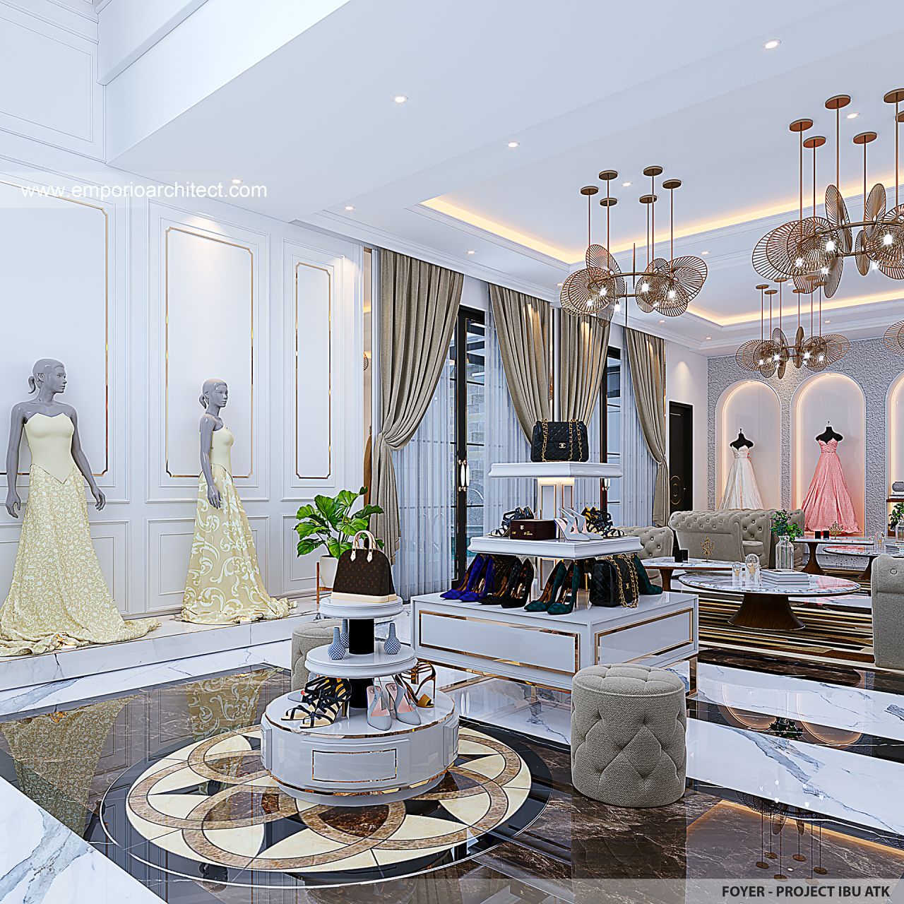 Mrs. ATK 1709 Classic Modern Boutique 3 Floors Design - Tangerang 36682 ...