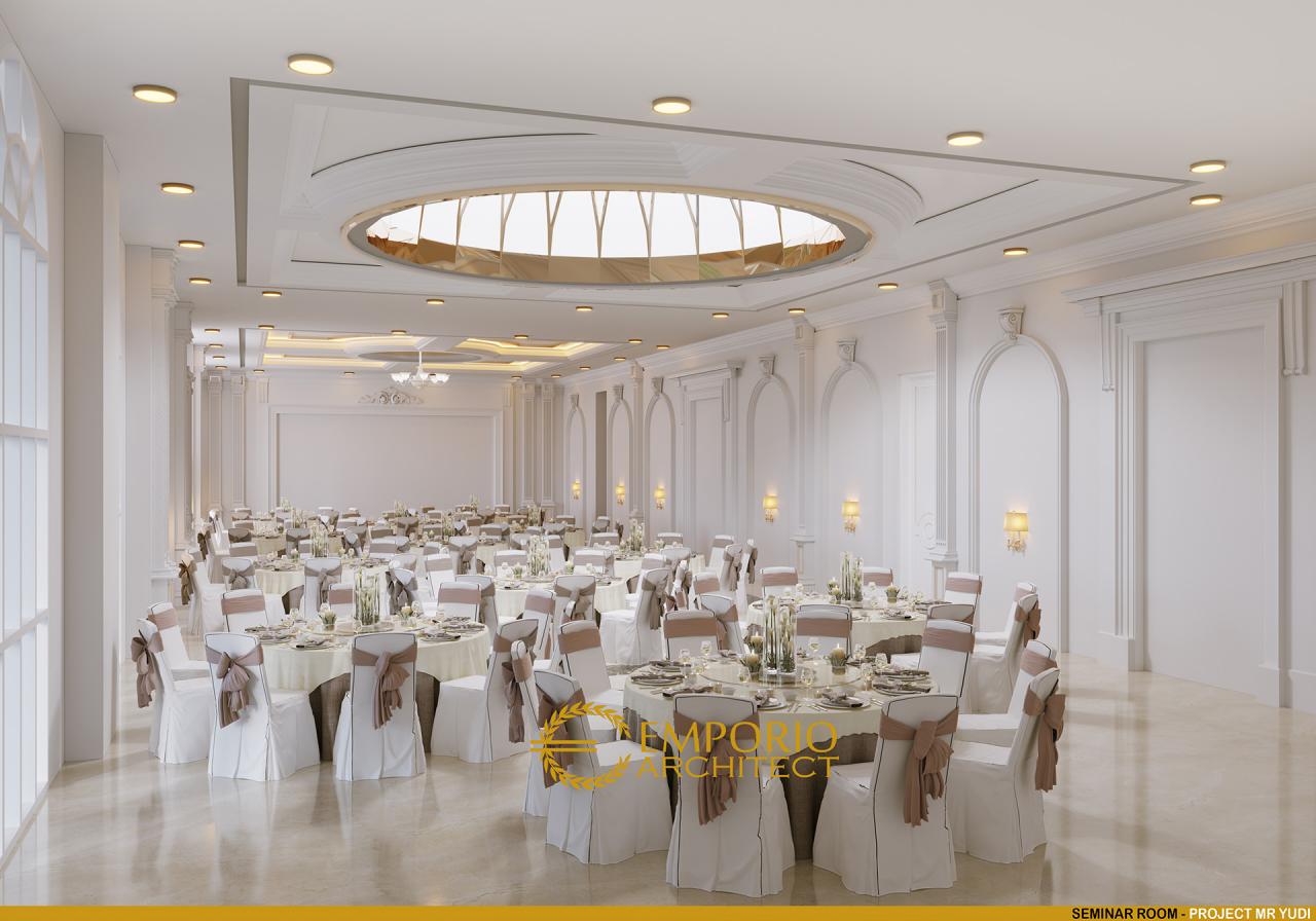 Desain Seminar Room Convention Hall Classic 2 Lantai Bapak Yudi di Jambi 9
