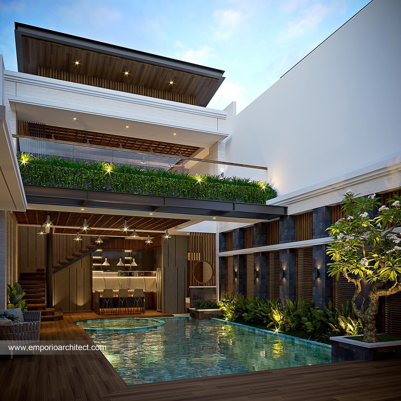 Desain Area Gazebo Modern 2 Lantai Bapak FTH II 1544 di Kudus, Jawa ...