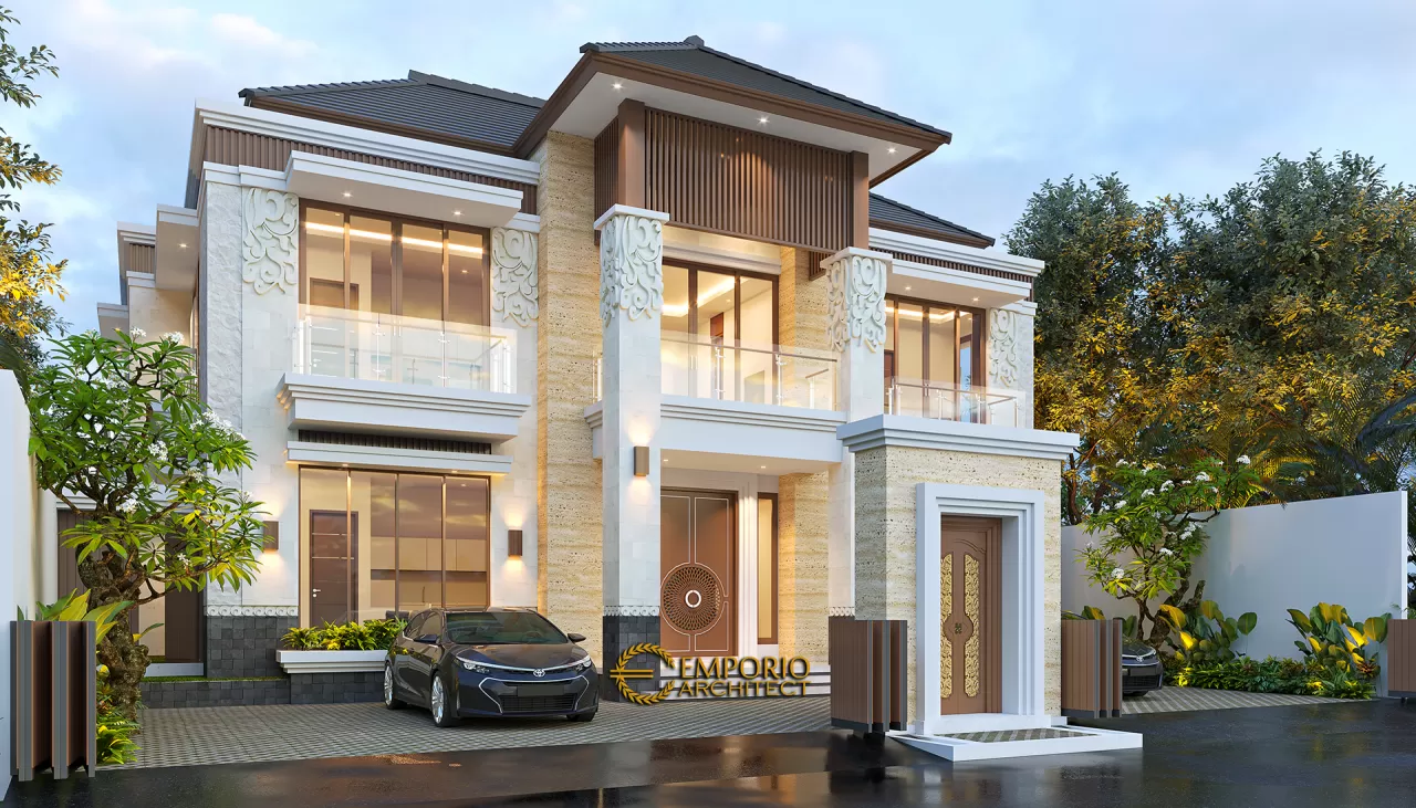 Desain Tampak Depan 3 Kost Villa Bali 2 Lantai Ibu Olive di Bali 15152
