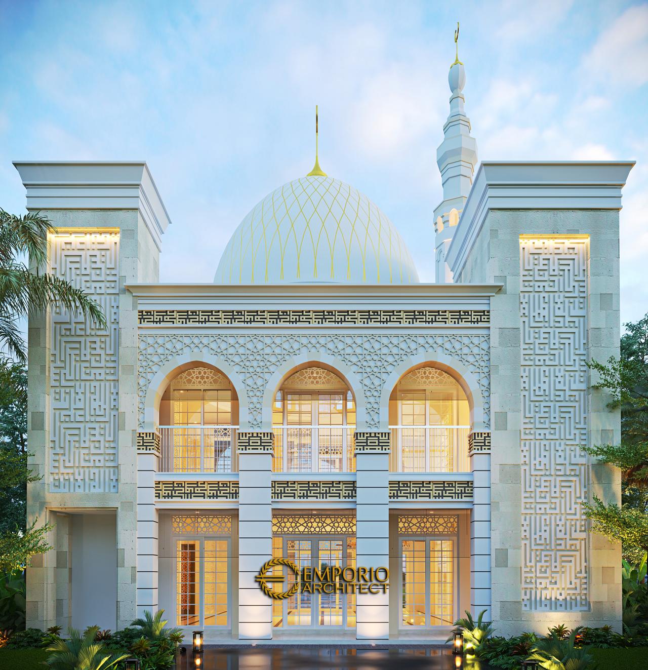 Ide Populer Desain  Masjid  Tampak Belakang