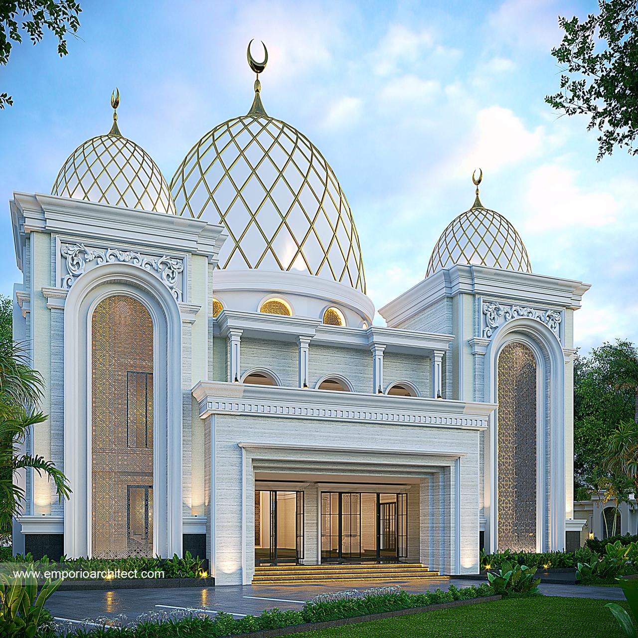 Image Grand Marina 1537 Classic Mosque 2 Floors Design - Makassar