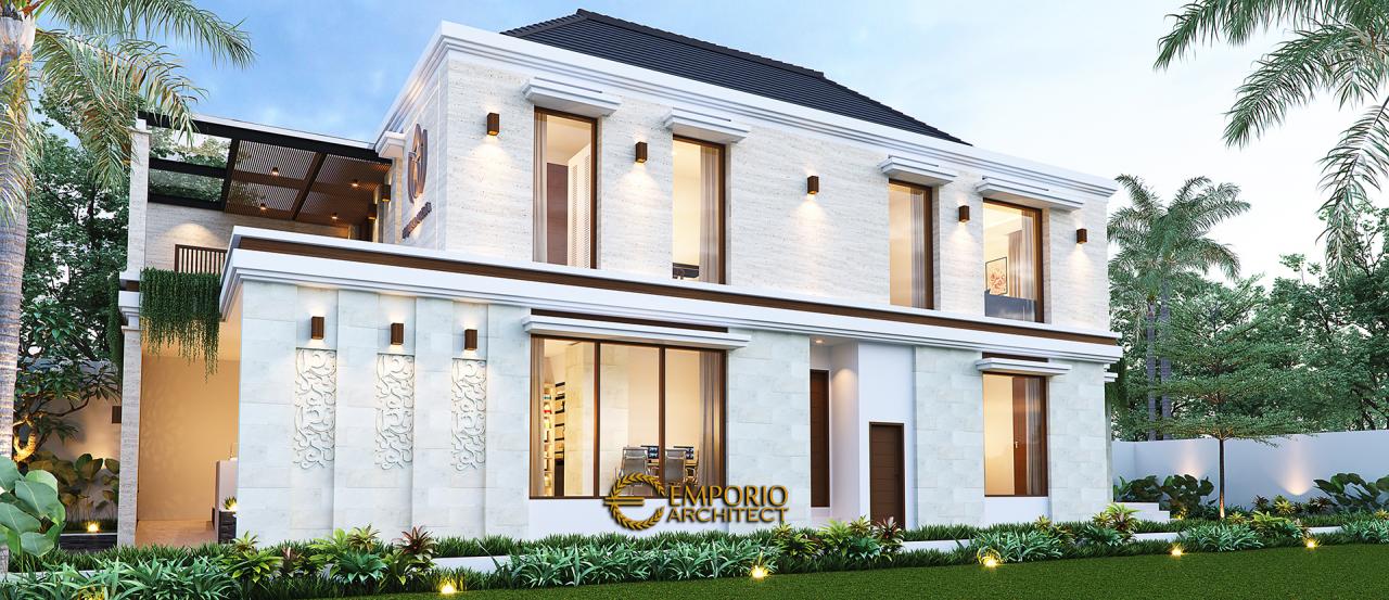 Desain Tampak Samping Najmina Beauty Care Modern 2 Lantai di Blora, Jawa Tengah 3