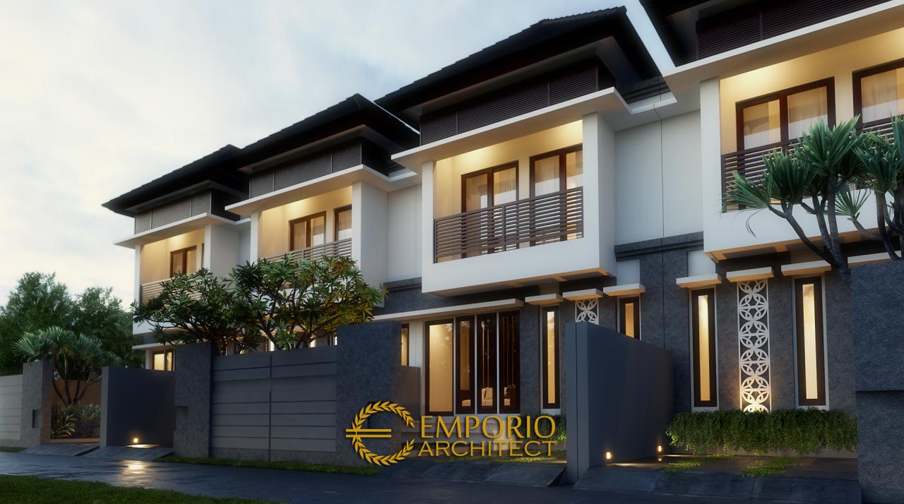 Desain Exterior 1 Nuansa Bali Residence Style Villa Bali 1 Lantai di Jakarta 1
