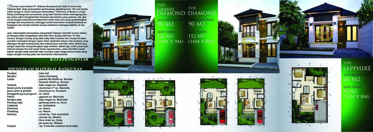 Desain Perumahan Villa Bali 1 Lantai Sun Harmony Regency di Tabanan, Bali 10 10