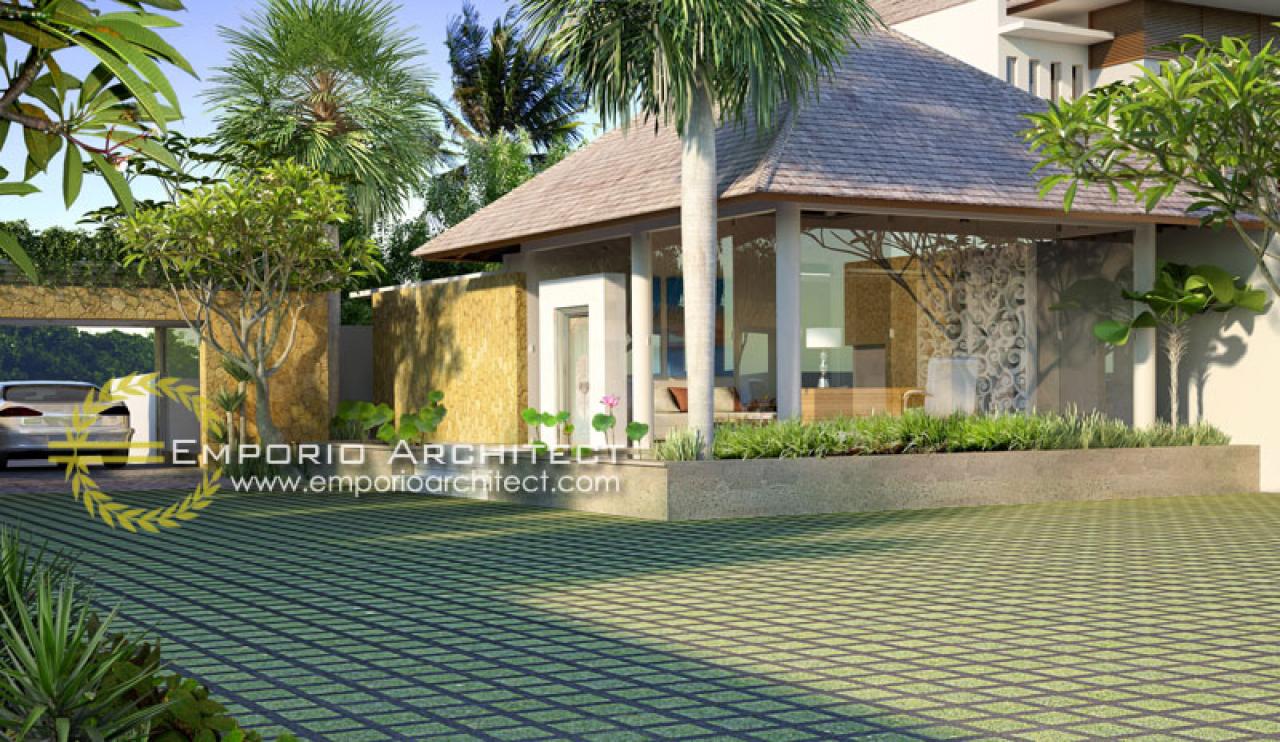 Desain Exterior 2 Perumahan Villa Bali 2 Lantai Lestari Living di Bali 2