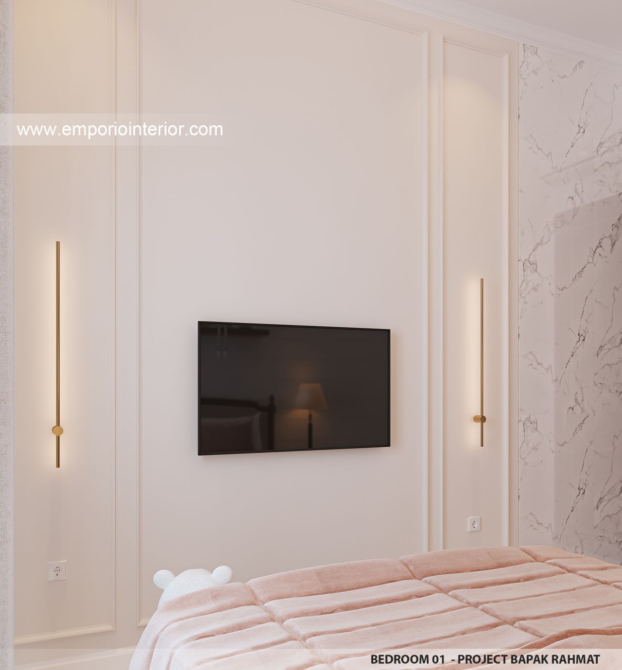 Mr. RHT 1376 American Classic House 1 Floor Design - Kalimantan Selatan ...