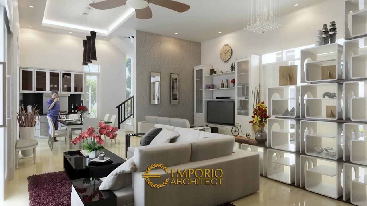 Desain Interior Rumah Classic 2 Lantai Bapak Endra Zulpan di Jakarta 3