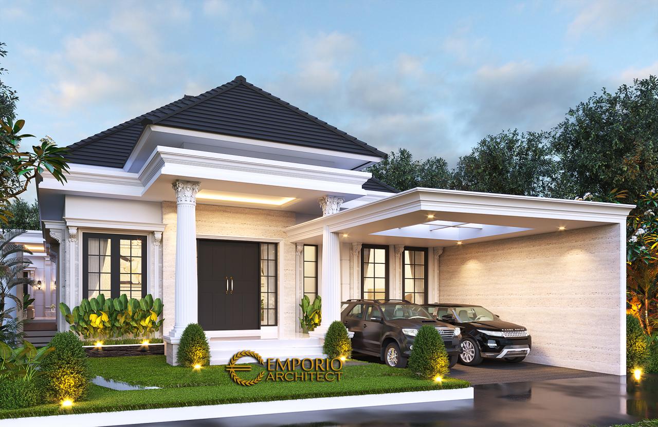 Desain Rumah Classic 1 Lantai Bapak Wandaniel di Sumatera Utara