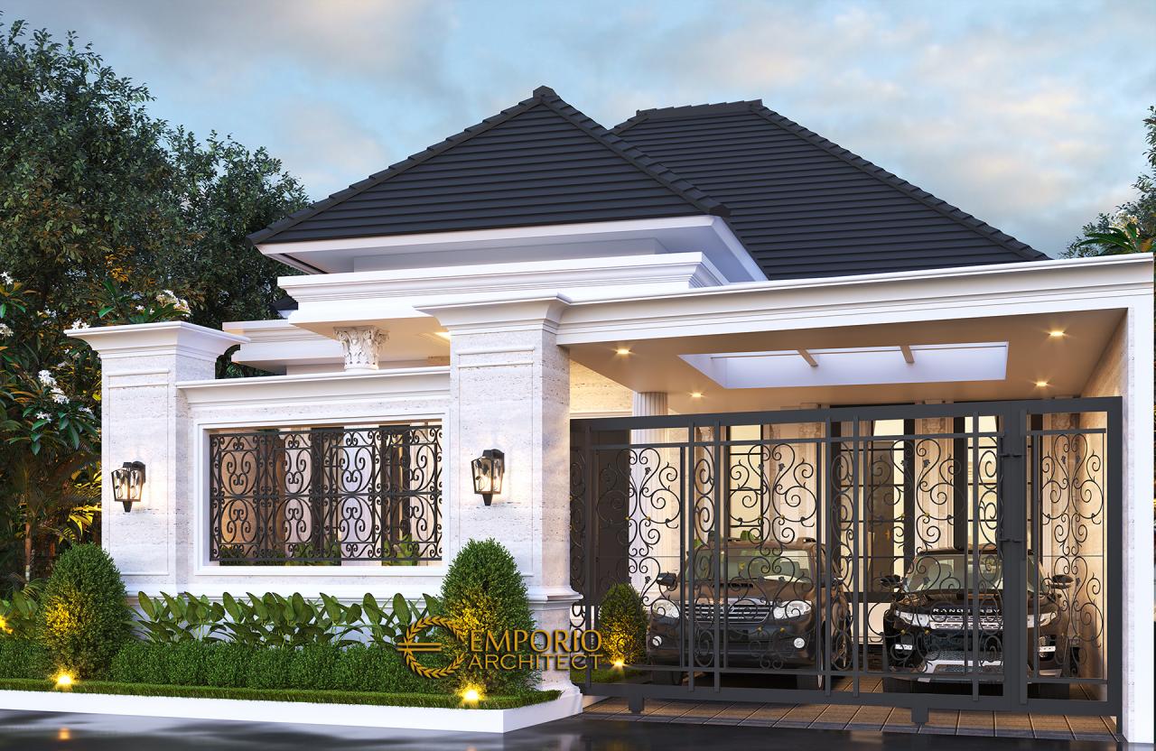 Desain Rumah Classic 1 Lantai Bapak Wandaniel di Sumatera Utara
