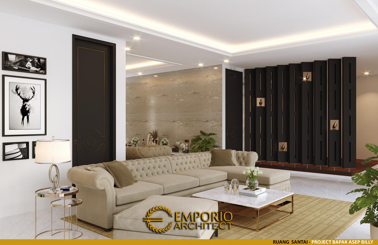 Desain Ruang Santai Rumah Classic 1 Lantai Bapak Asep Billy di Pangandaran, Jawa Barat 4
