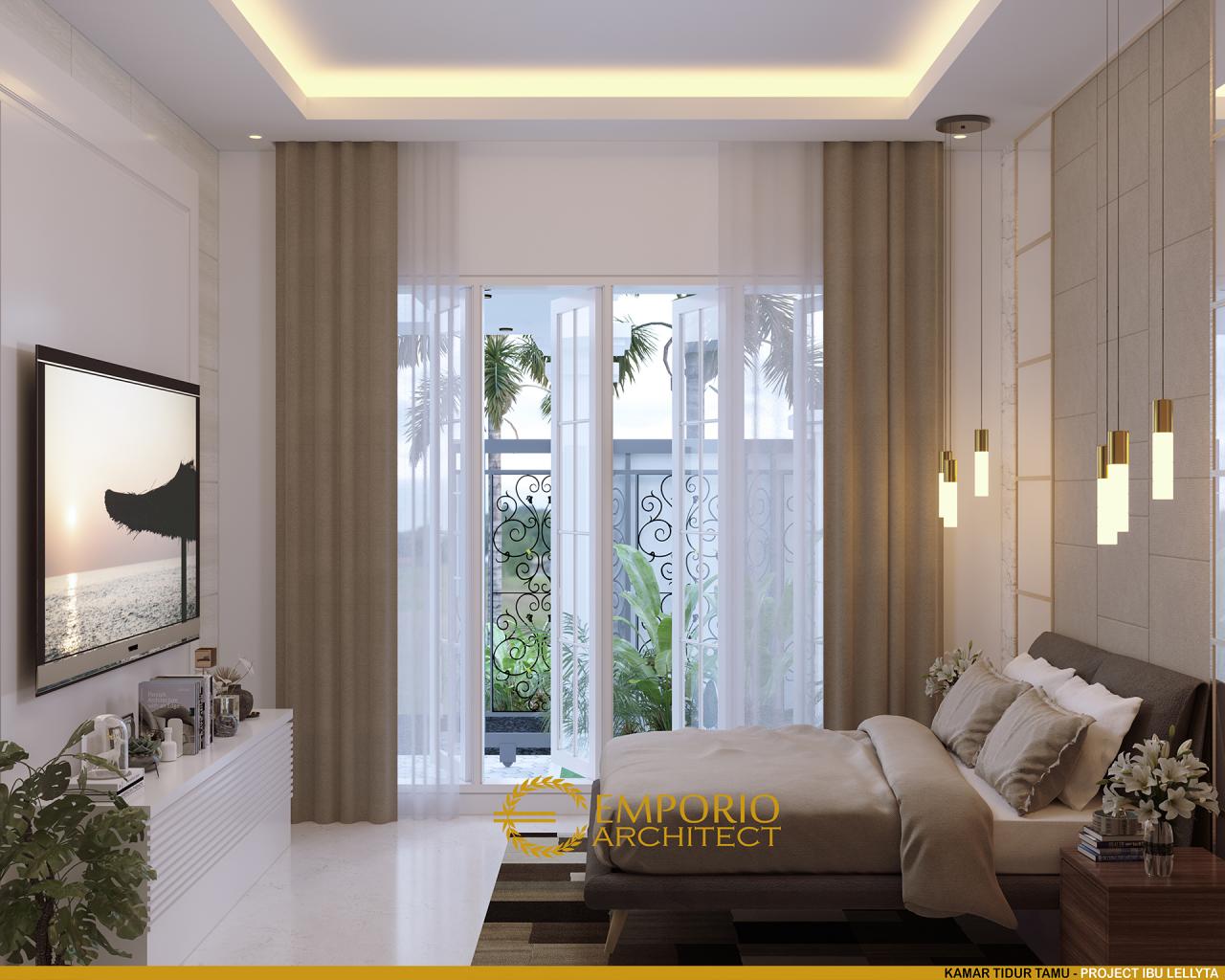 Desain Kamar Tidur Tamu Rumah Classic 1 Lantai Ibu Lellyta di Kutai Kartanegara, Kalimantan Timur 9