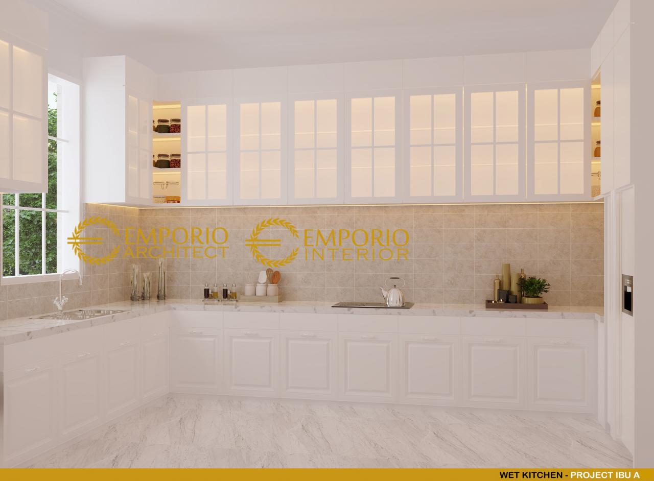 Desain Dapur Rumah Classic 2 Lantai Project 849 Mrs. A di Banjarmasin 9