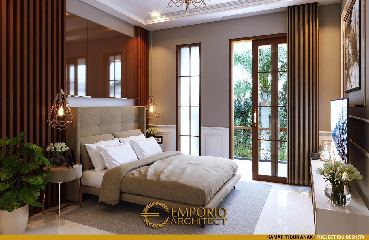 Desain Kamar Tidur Anak Rumah Classic 2 Lantai Ibu Desnita di Padang, Sumatera Barat 16