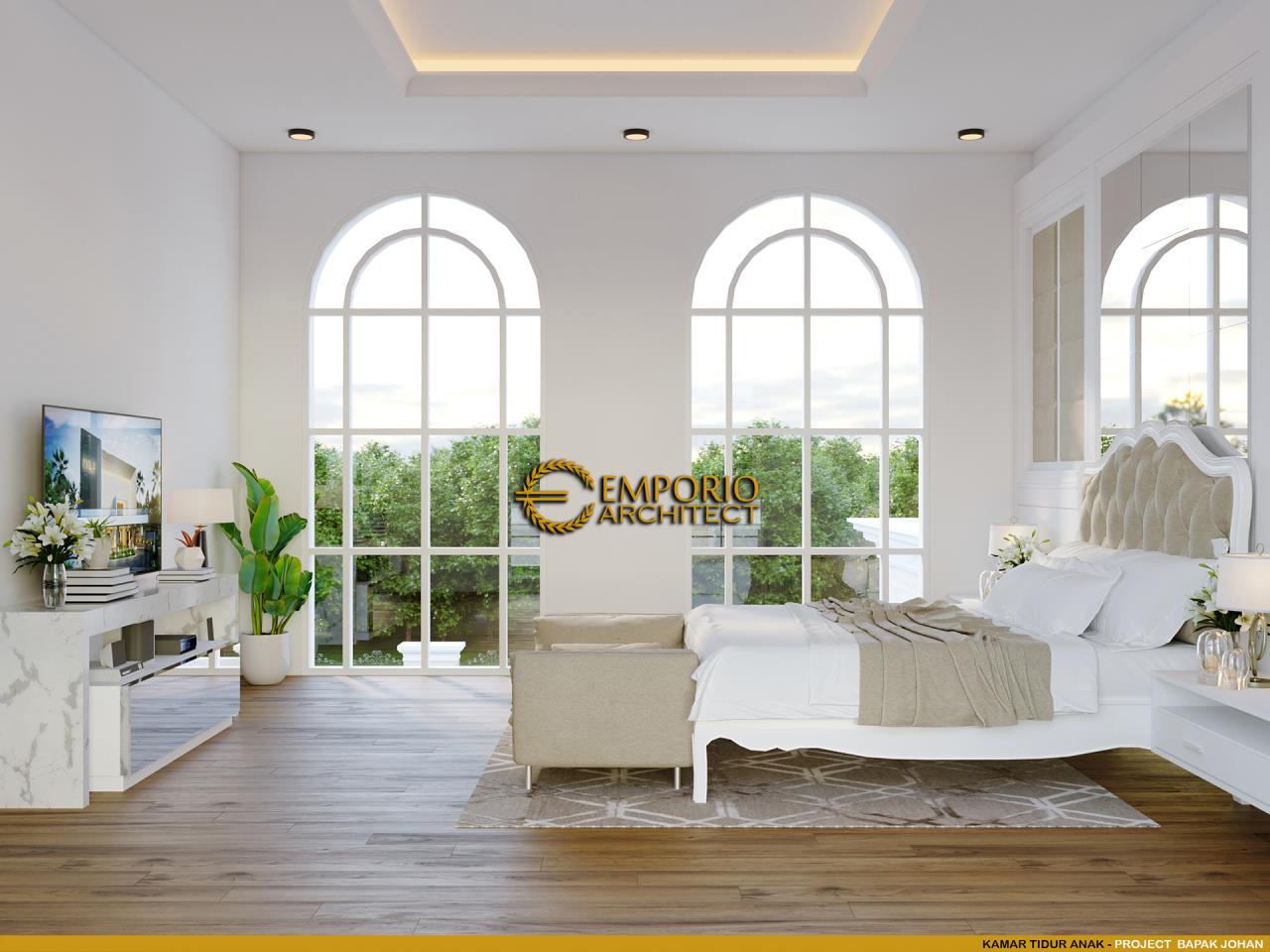 Desain Kamar Tidur Anak Rumah Classic 2 Lantai Bapak Johan di Manado, Sulawesi Utara 21