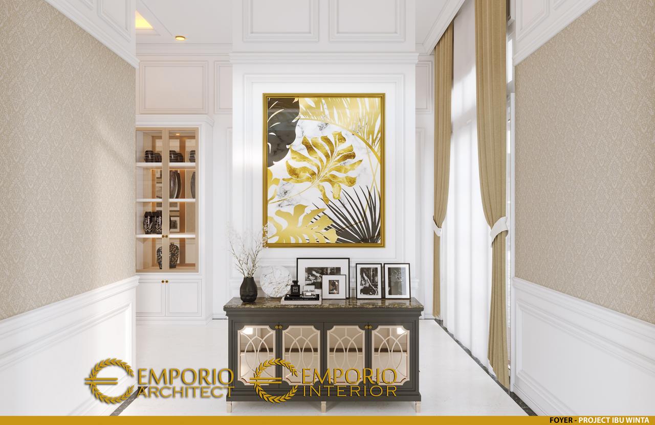 Desain Foyer Rumah Classic 2 Lantai Ibu Winta di Jakarta 3