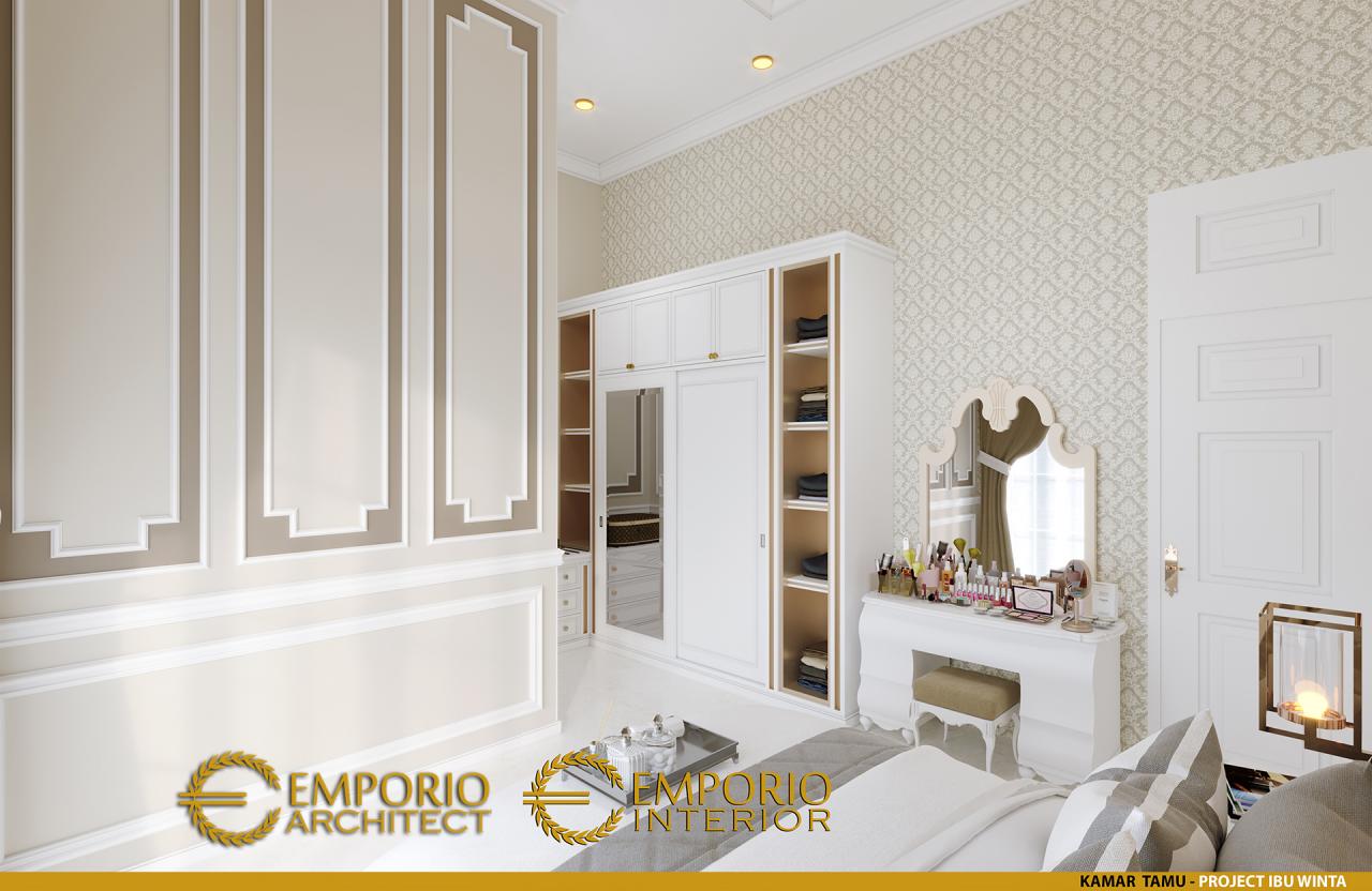 Desain Kamar Tidur Tamu 1 Rumah Classic 2 Lantai Ibu Winta di Jakarta 10