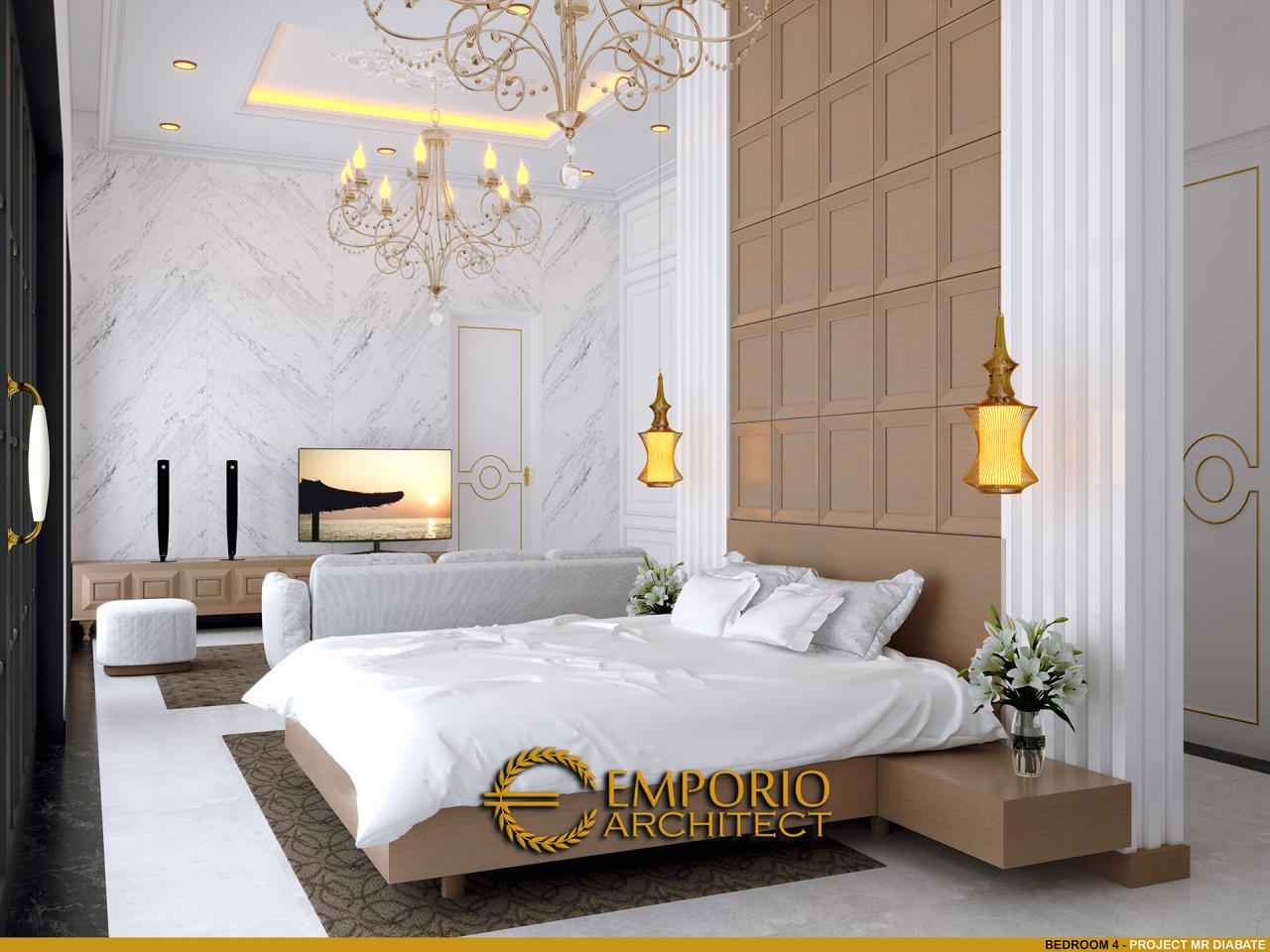Desain Kamar Tidur 4 Rumah Classic 2 Lantai Mr. Diabate di Senegal 12