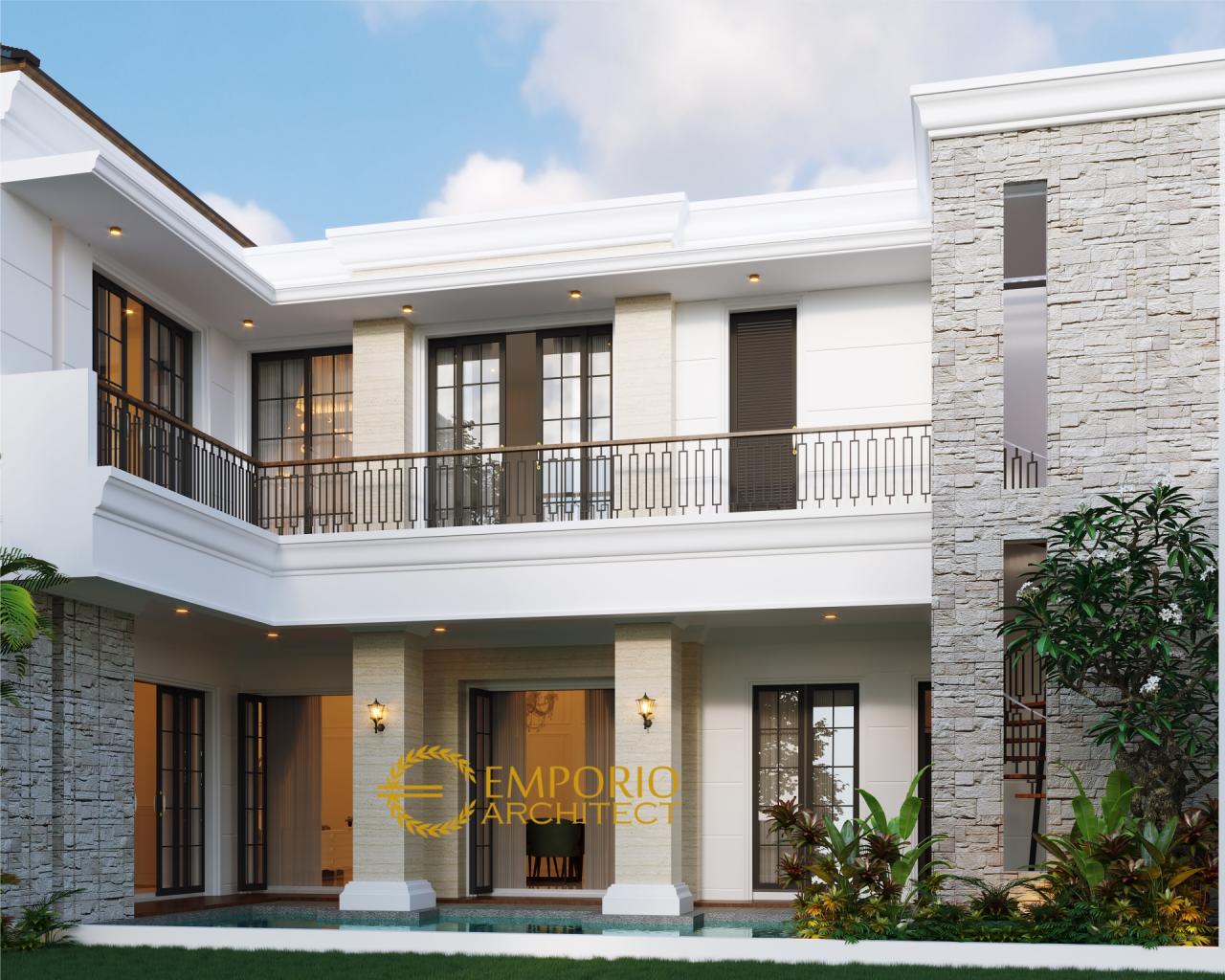 Desain Rumah Classic 2 Lantai Bapak Adit Brata III di Jakarta 2