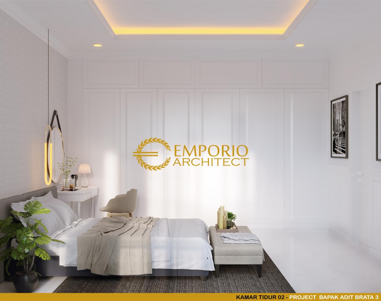 Desain Kamar Tidur Rumah Bapak Adit Brata III di Jakarta 8