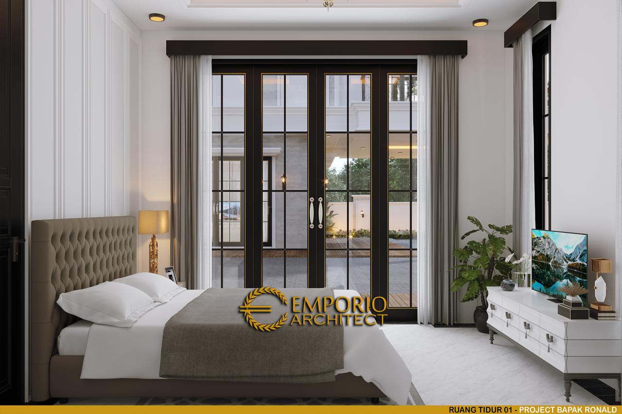 Desain Kamar Tidur 1 Rumah Classic 2 Lantai Bapak Ronald di Manado, Sulawesi Utara 10