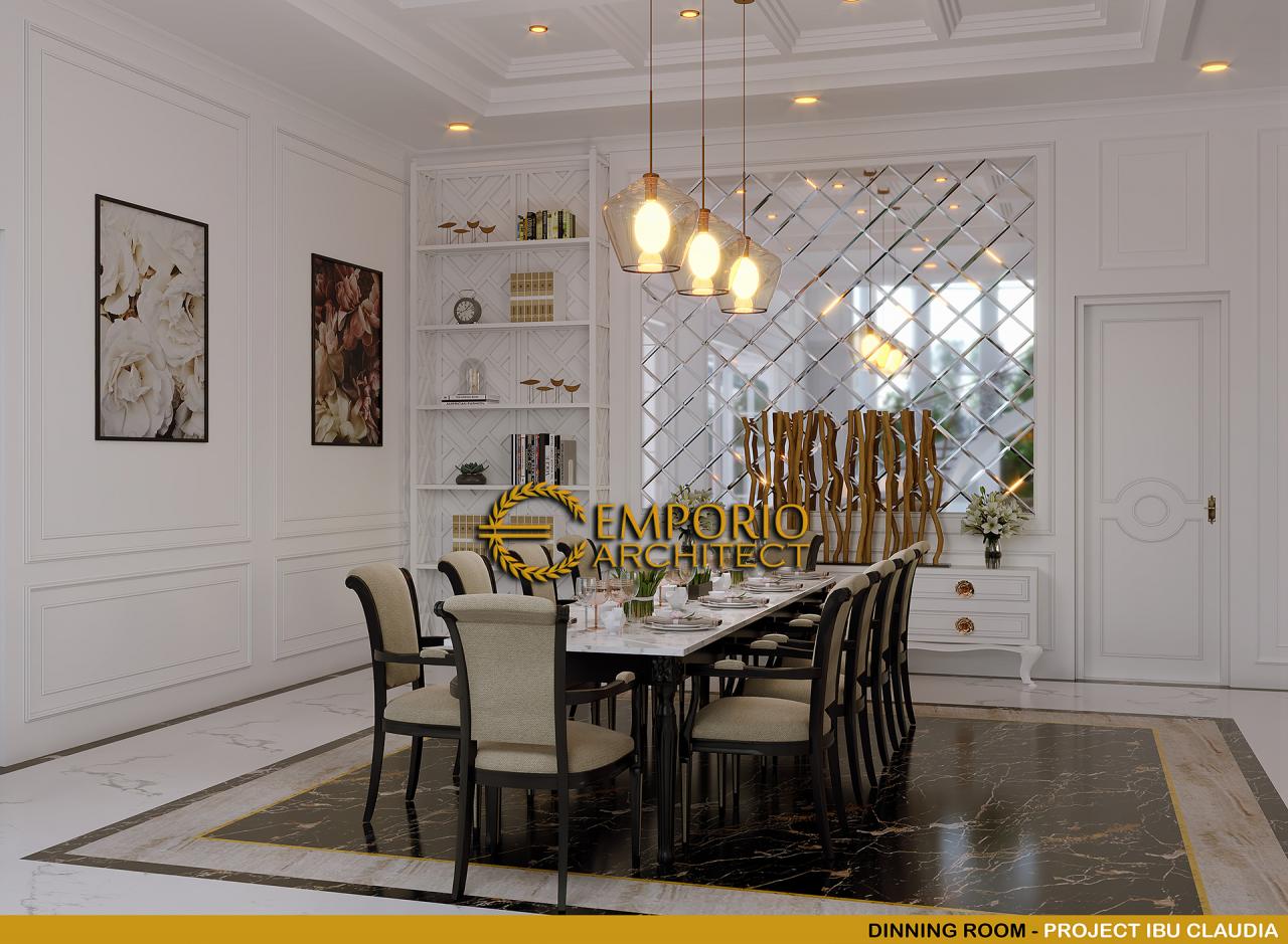Desain Ruang Makan Rumah Classic 2.5 Lantai Ibu Claudia di Tangerang, Banten 8