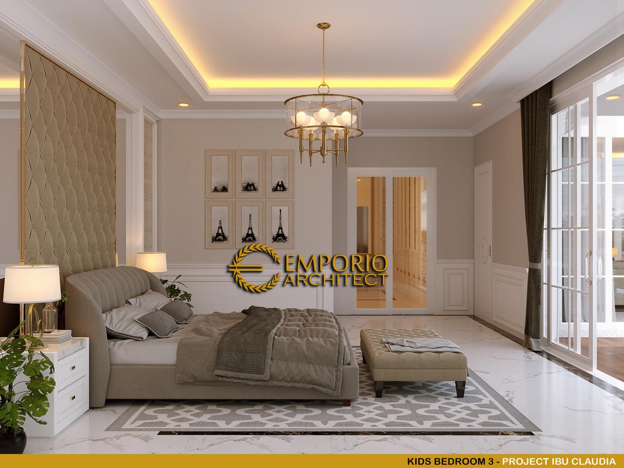 Desain Kamar Tidur Anak 3 Rumah Classic 2.5 Lantai Ibu Claudia di Tangerang, Banten 14