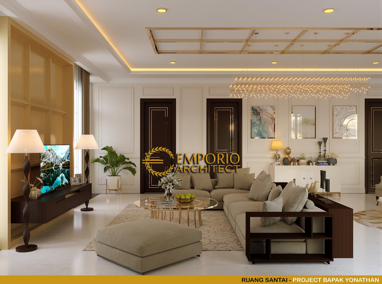 Desain Ruang Santai Rumah Classic 3 Lantai Bapak Yonathan di Solo (Surakarta), Jawa Tengah 10