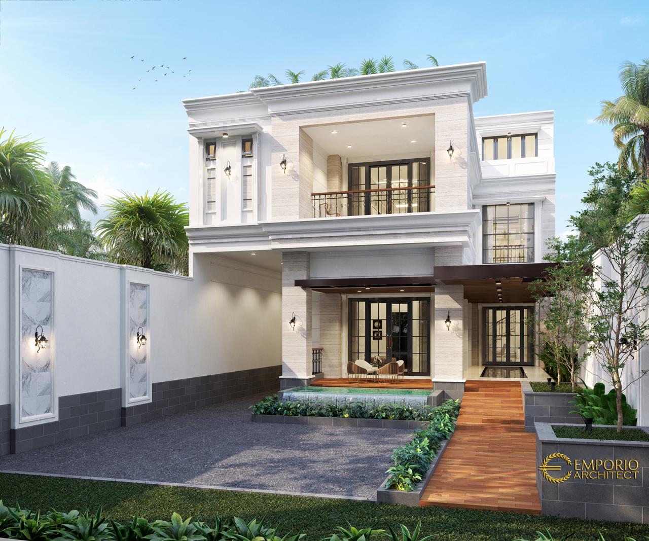 Desain Exterior 3 Rumah Classic 3 Lantai Bapak Billy di Purworejo, Jawa Tengah 3